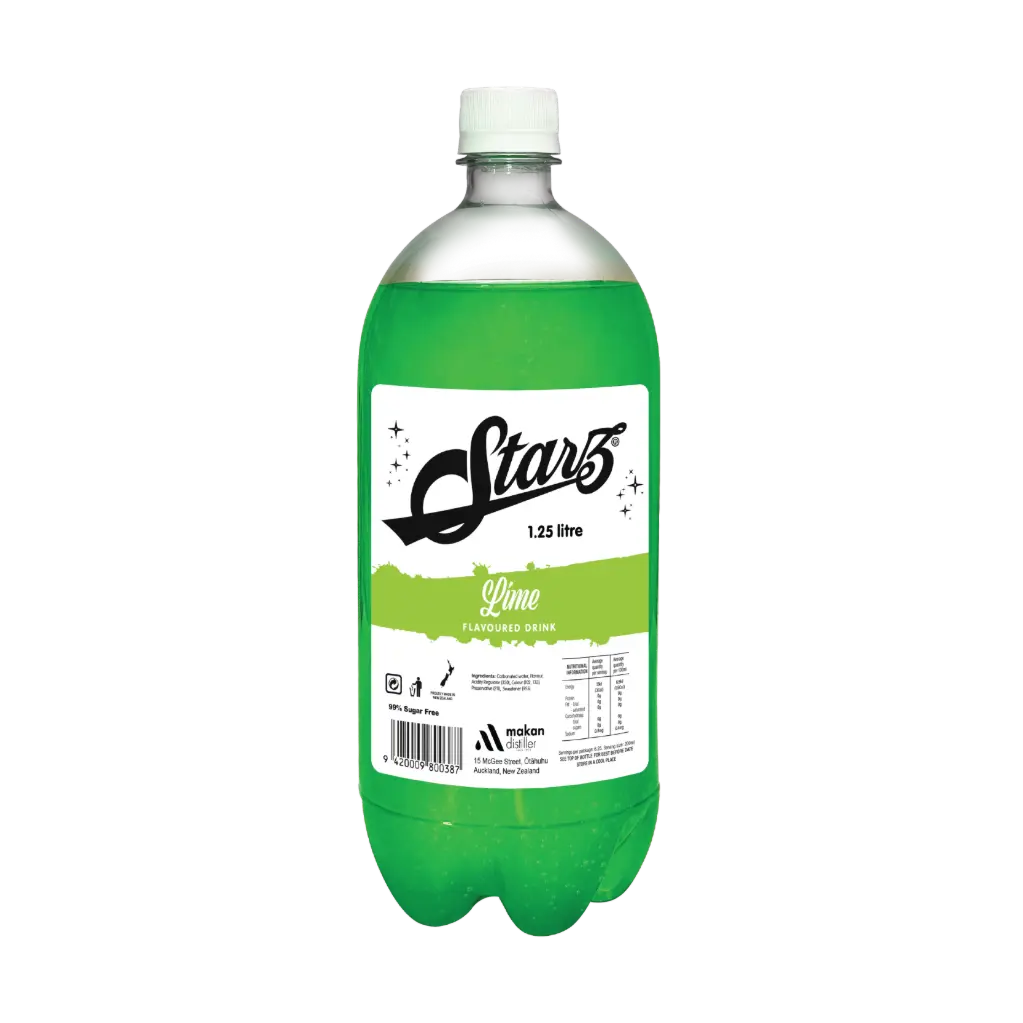 Starz Lime 1.25lt 12 Pack Bottles