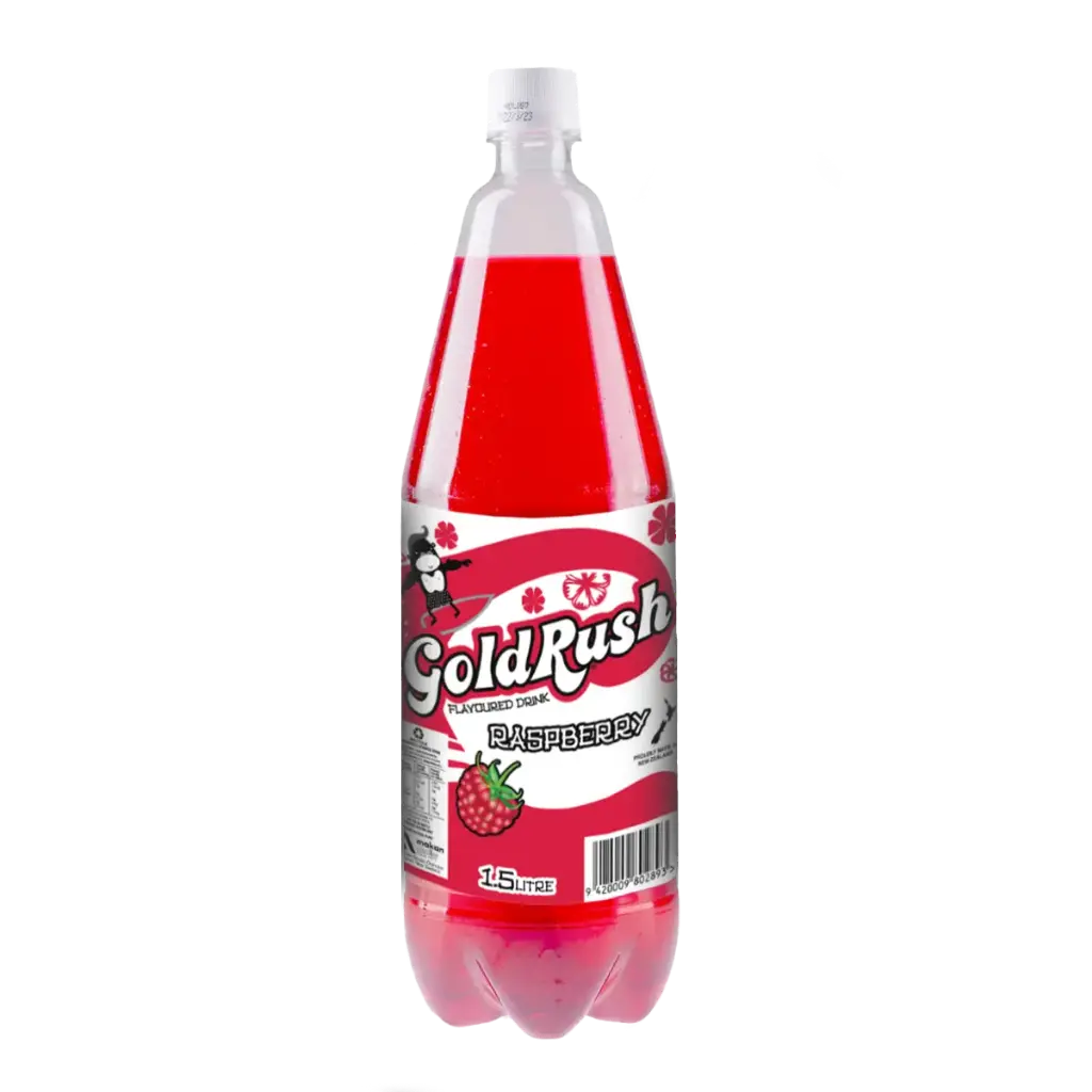 GoldRush Rasberry 1.5lt 8 Pack