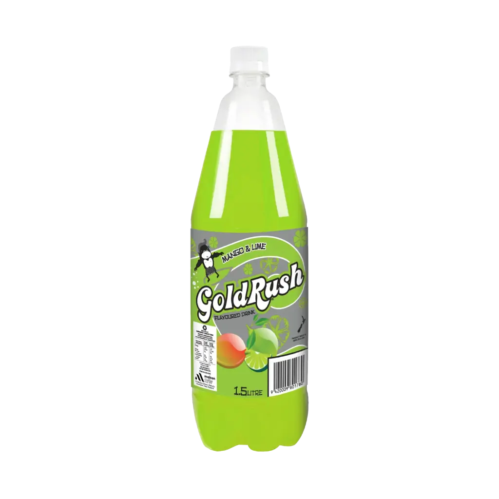 GoldRush Mango Lime 1.5lt 8 Pack