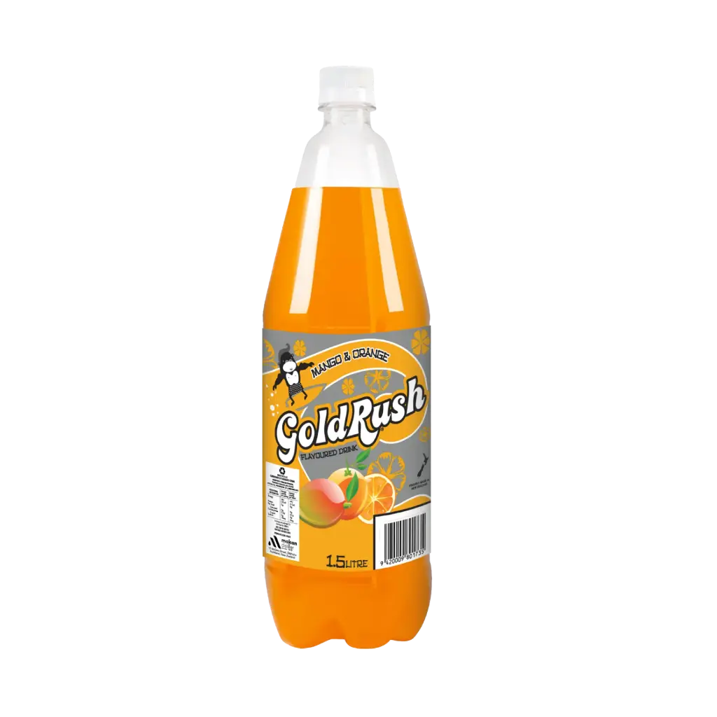 GoldRush Mango Orange 1.5lt 8 Pack