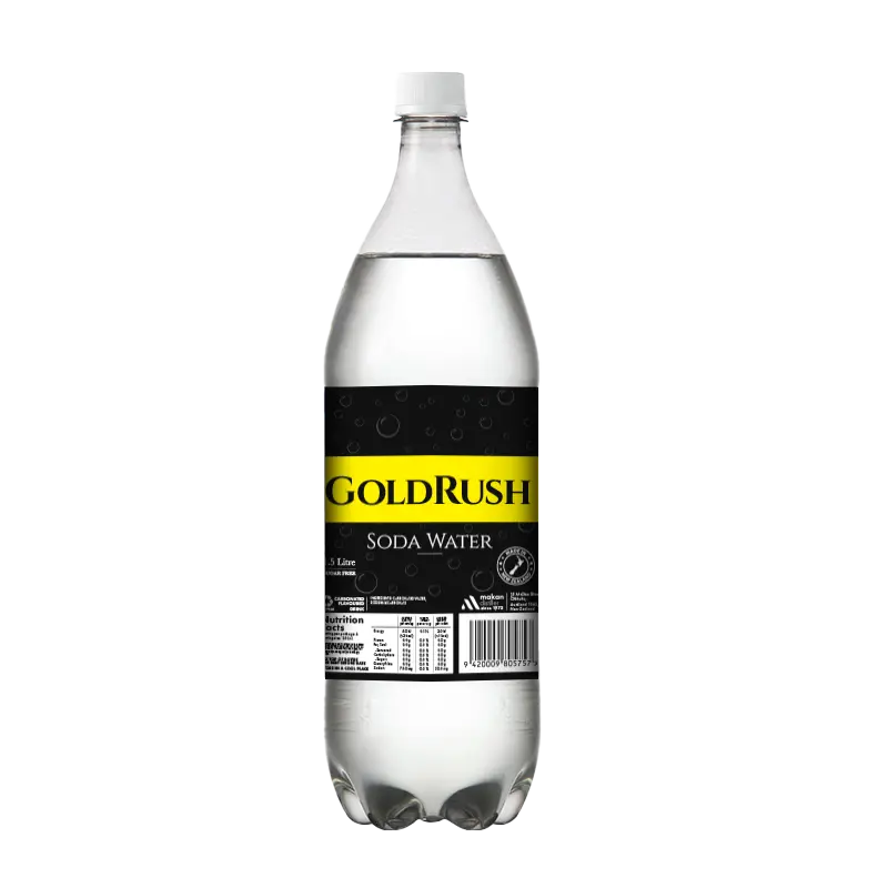GoldRush Soda Water 1.5lt 8 Pack