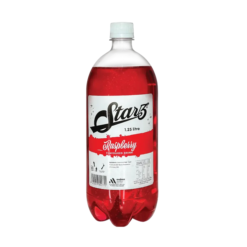 Starz Raspberry 1.25lt 12 Pack Bottles